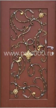 Стальная утеплённая уличная дверь UL-1191