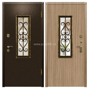 Железная дверь с порошковым напылением PR-1347, цена 54 064  руб.
