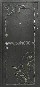 Металлическая элитная дверь с ковкой и МДФ  EL-1723, цена 47 250  руб.
